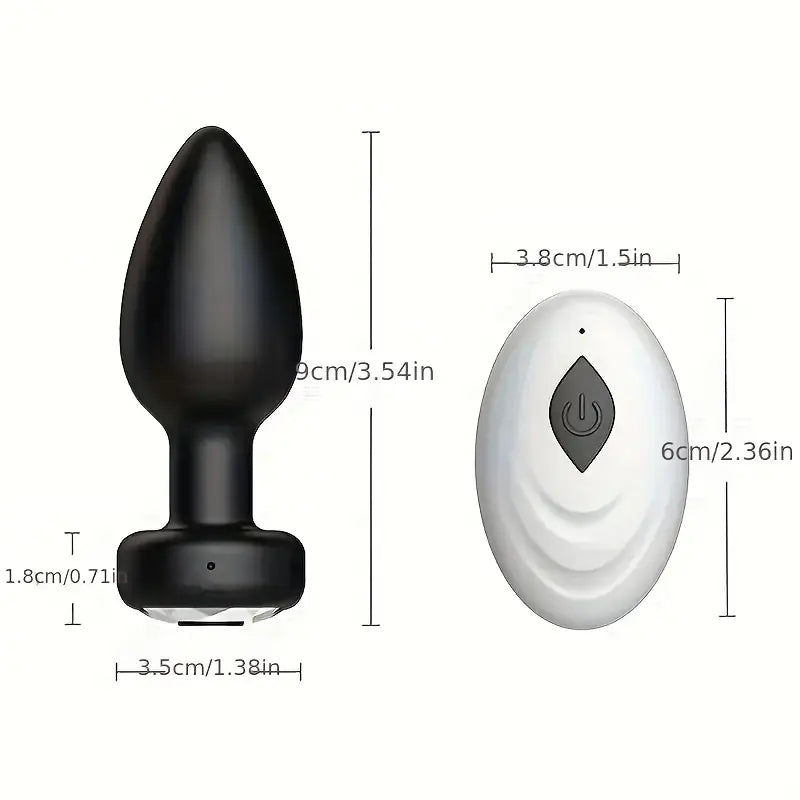 10 Frequency Vibrating Anal Plug